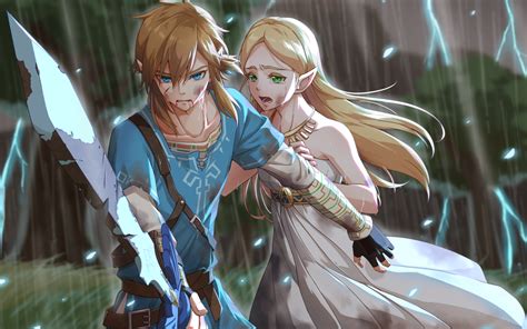 Link X Zelda Wallpaper