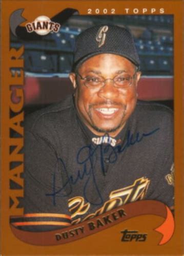 Dusty Baker Autographs and Memorabilia | Sports, Baseball