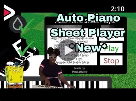 *Updated* Roblox Auto Piano Sheet Player | Script | Panda Hub دیدئو dideo