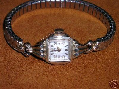 vintage ladies benrus wrist watch 14k gold | #24087138