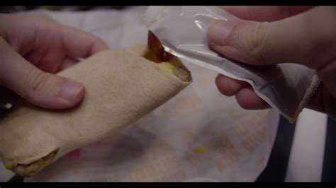 Mcdo - Breakfast Burrito - Unwrapping - YouTube