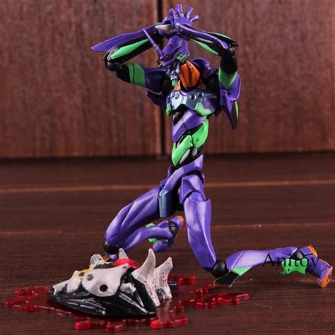 Revoltech EVOLUTION Test Type 01 Neon Genesis Evangelion Figure EVA with LED Light PVC Action ...