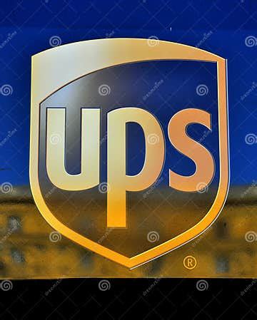Ups logo editorial photography. Illustration of people - 15906052