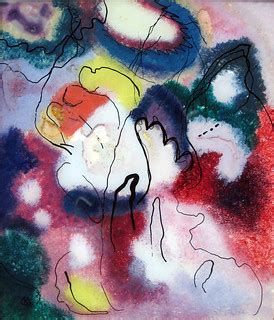 Wassily Kandinsky, Glass Painting with Red Spot | Sharon Mollerus | Flickr
