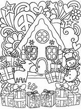 Christmas For Adults Coloring Page sketch template