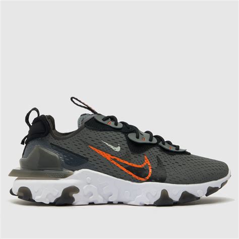 Nike React Vision Trainers In Black & Orange - Trainerspotter