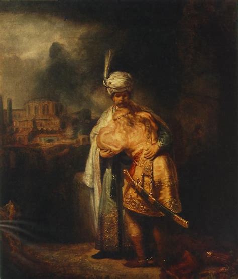 Biblical Scene by Rembrandt, Oil on wood | Rembrandt van rijn ...