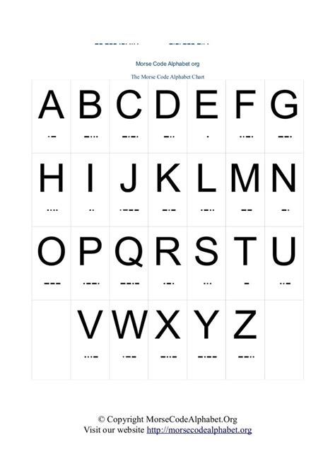 Learn Morse Code | Alphabet number code, Morse code, Free alphabet chart