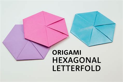 Make a Origami Hexagonal Letterfold Using A4 Paper!