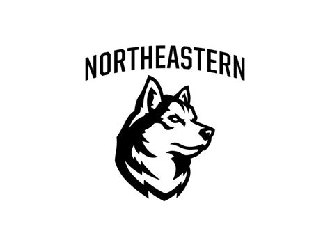 Northeastern Huskies Logo PNG vector in SVG, PDF, AI, CDR format