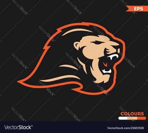 Lion roar logo Royalty Free Vector Image - VectorStock