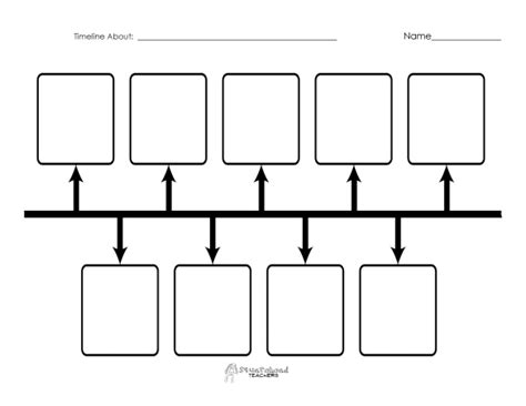 Blank Timeline Printables | Squarehead Teachers