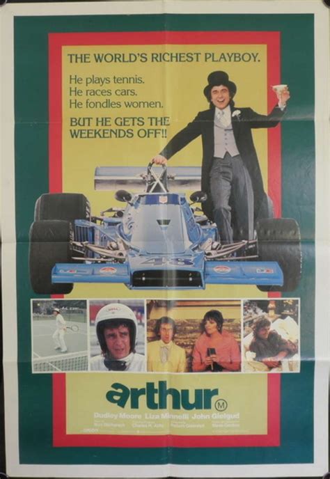 All About Movies - Arthur Movie Poster Original One Sheet 1981 Dudley Moore Liza Minnelli John ...