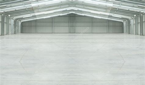 Huge empty warehouse — Stock Photo © Stefanov #8671804