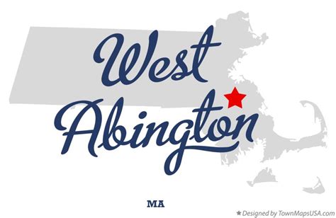 Map of West Abington, MA, Massachusetts