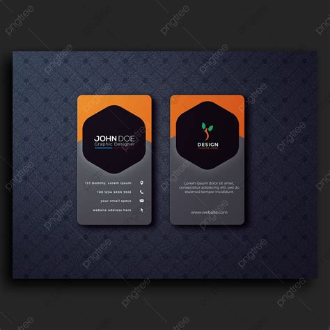 Vertical Business Card Mockup Template Download on Pngtree