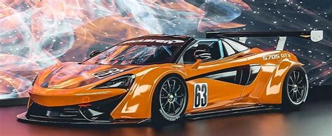 McLaren 570s Spider Turns Unlikely GT3 Racer With CGI Roll Cage and Eerie Nebula - autoevolution