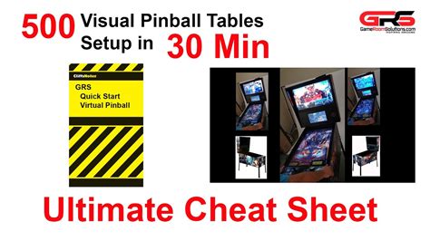 500 Visual Pinball Tables Setup in 30 min - Quick Cabinet Guide - YouTube