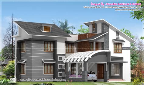 Modern Kerala house exterior in 2750 sq.feet | House Design Plans