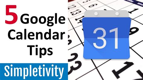 5 Google Calendar Tips You're Probably Not Using - YouTube