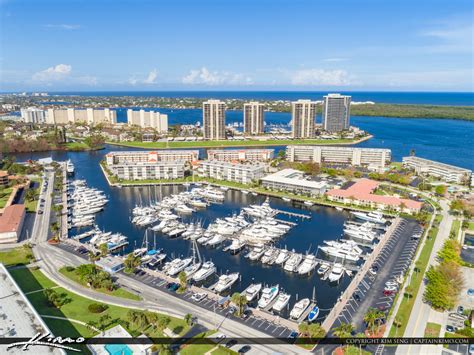 North Palm Beach Marina Aerial from Above Florida | Royal Stock Photo