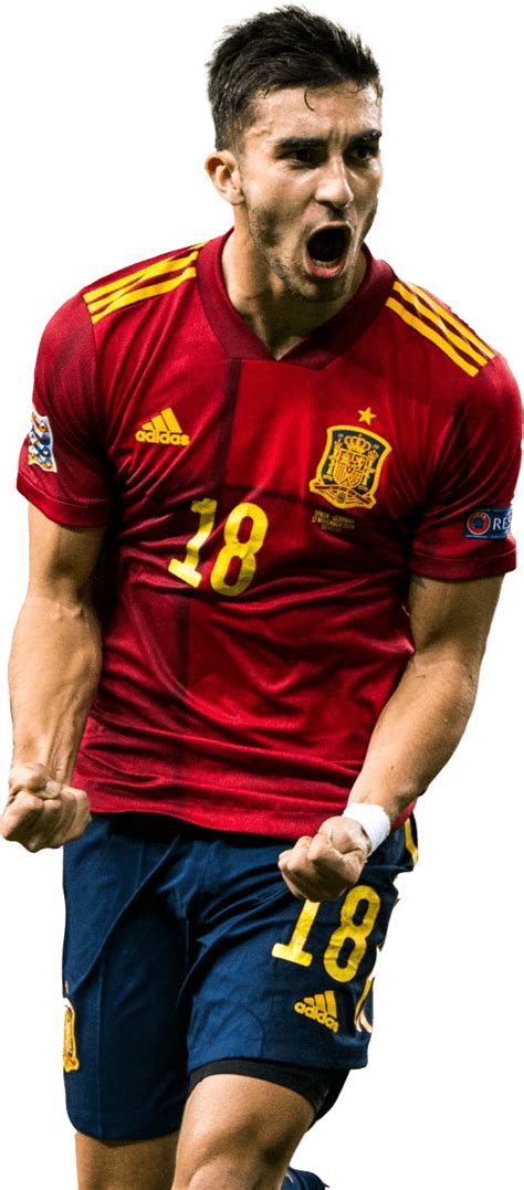 Ferran Torres Spain football render - FootyRenders