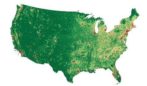 Population Density of Contiguous United States by Census Block [OC ...