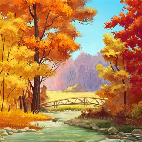 Pin on 🍂Fall is my fave🎃 | Autumn painting, Equinox day, Scenery