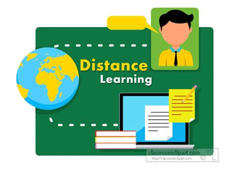 School Clipart - distance-learning-education-clipart-2 - Classroom Clipart