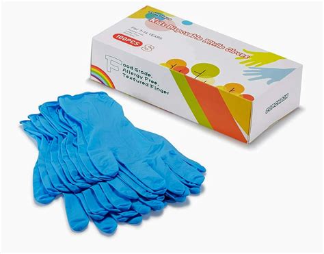 Kids Disposable Nitrile Latex Free Gloves 100ct - Safety 1st PPE