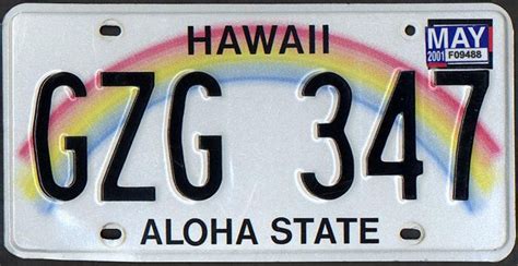 Hawaii, Aloha State | License plate, Phone case stickers, State license ...