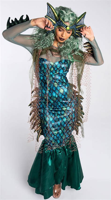 Dark Sea Siren Costume, Sexy Sea Creature Costume - Yandy.com