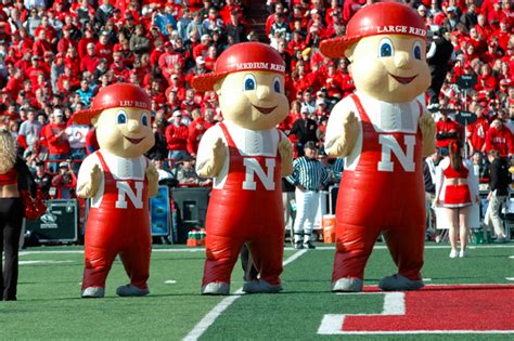 Huskers Expand Mascot Lineup to Three Sizes of Red