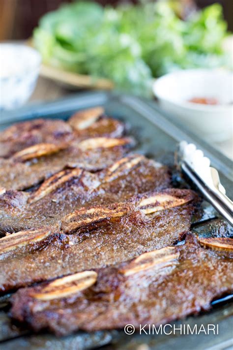 BEST Kalbi (Korean BBQ Short Ribs) Marinade Recipe - Kimchimari