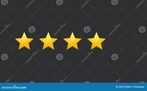 Animated Five Star Rating on Black Background. FIVE Stars Rating of Your Product Stock Footage ...