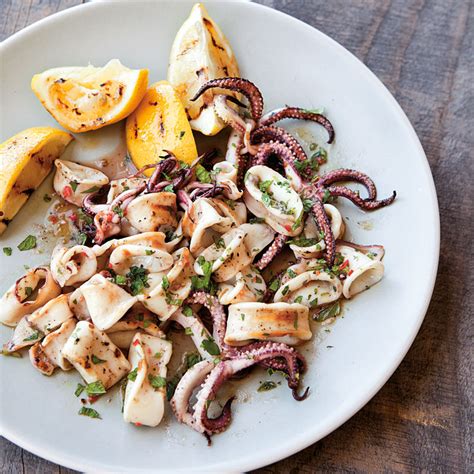 Quick Grilled Squid Salad - Williams-Sonoma Taste