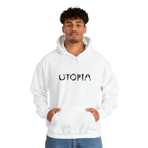 Travis Scott Utopia Merch Hoodie / Utopia Hooded Sweatshirt / - Etsy