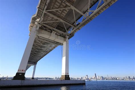 Yokohama Bay Bridge and Yokohama Minatomirai 21 in Kanagawa, Japan Stock Image - Image of ...