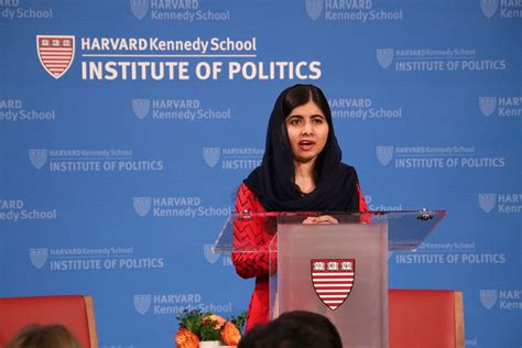 Malala Yousafzai Accepts Award from Harvard Kennedy School, Urges Students to Embrace Activism ...