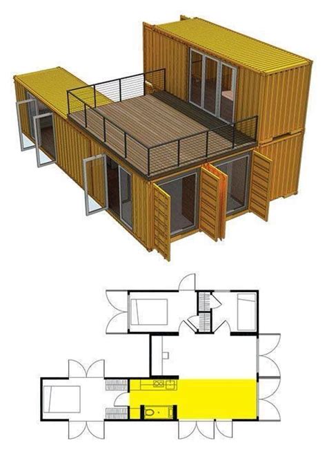 Planos De Casa Hechas Con Contenedores