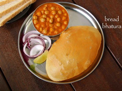 bread bhatura recipe | how to make no yeast easy bread bhatura