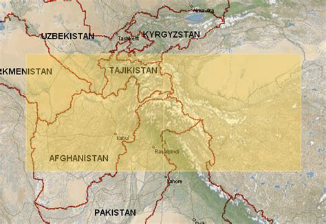 Download Pamir topographic maps - mapstor.com