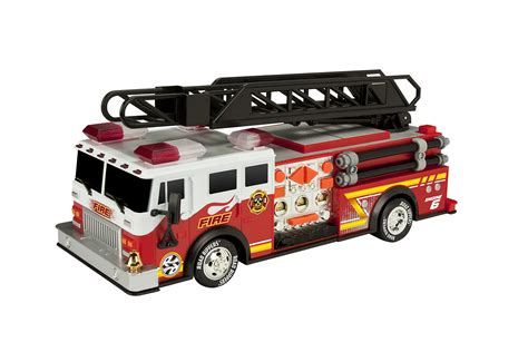 Toy State 14" Rush And Rescue Police And Fire - Hook And Ladder Fire ...