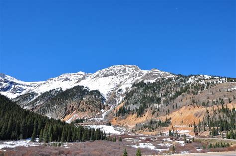 Snow Capped Peaks, The Million Dollar Highway, Colorado - Destination West!