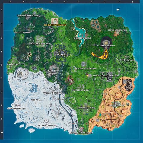 El nuevo mapa de Fortnite para la Temporada X, pocos cambios y Polvorín