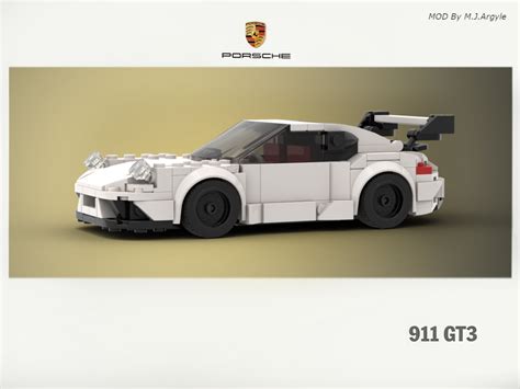 LEGO MOC Porsche 911 GT3 by M.J.Argyle | Rebrickable - Build with LEGO