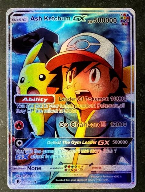 Pokemon Platinum Ash Ketchum Collectible Trainer rare Holo | Etsy