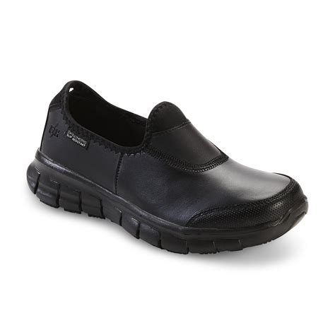 Skechers Work Women's Relaxed Fit Sure Track Black Waterproof Work Shoe