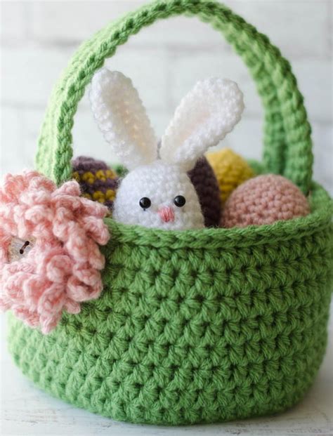 Crochet Easter Basket | AllFreeCrochet.com