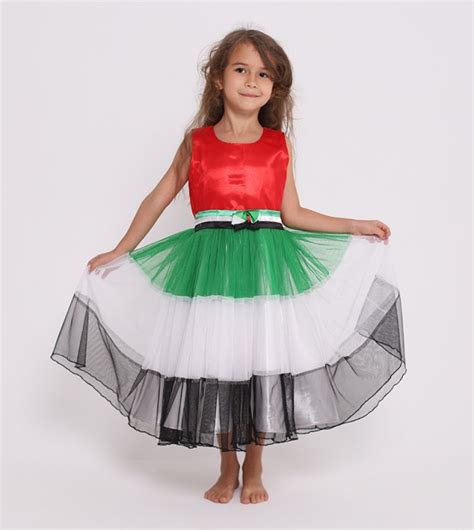 Buy Ddaniela UAE National Day Flag Dress In Multiple Colors | 6thStreet UAE